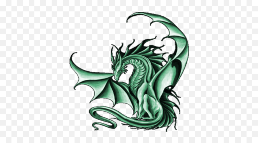 Green Dragon Ninja Clan Logo - Mythical Dragon Tattoo Designs Png,Green Dragon Png