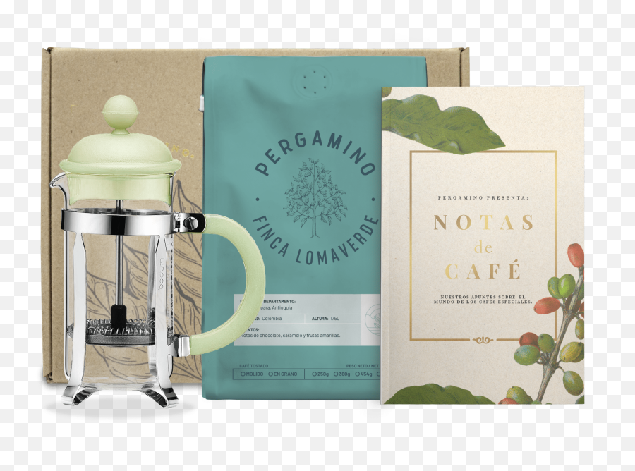 Coffee Gift Kit French Press - French Press Png,Pergamino Png