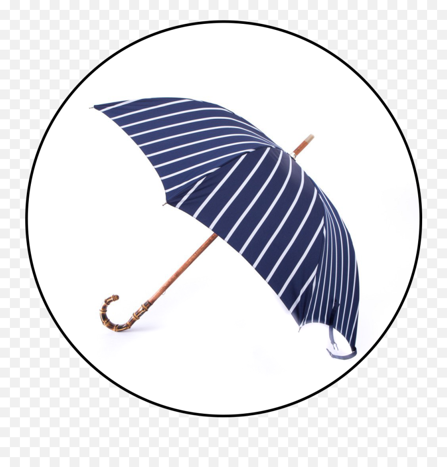 Maglia Francesco Navy Pinstripe Umbrella With Bamboo Png
