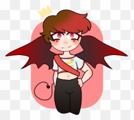 Demon Horns Png - Cartoon Transparent Jingfm Clipart Character With Easy