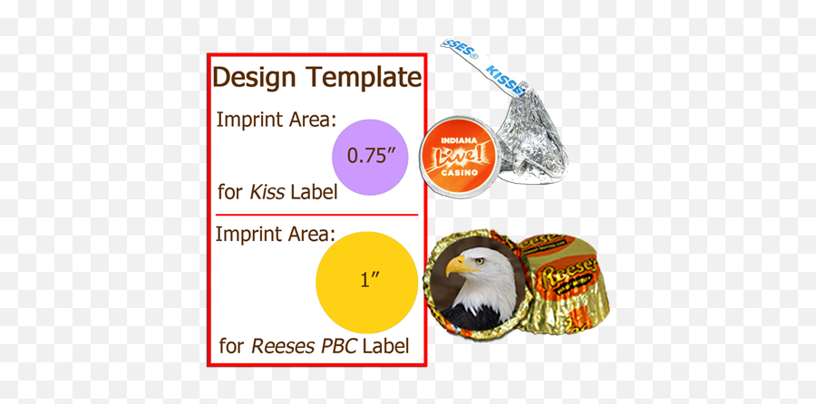 Hershey Kisses Peanutbutter Cups - Diameter Of A Hershey Kiss Png,Hershey's Kisses Logo