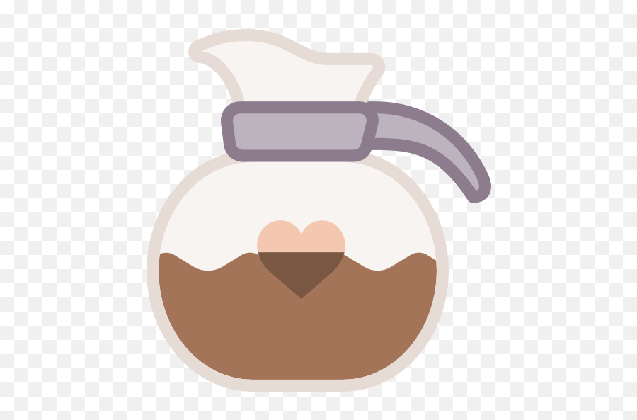 Coffee Pot Heart Free Icon Of The Barista And - Corazon Y Cafe Png,Coffee Pot Png
