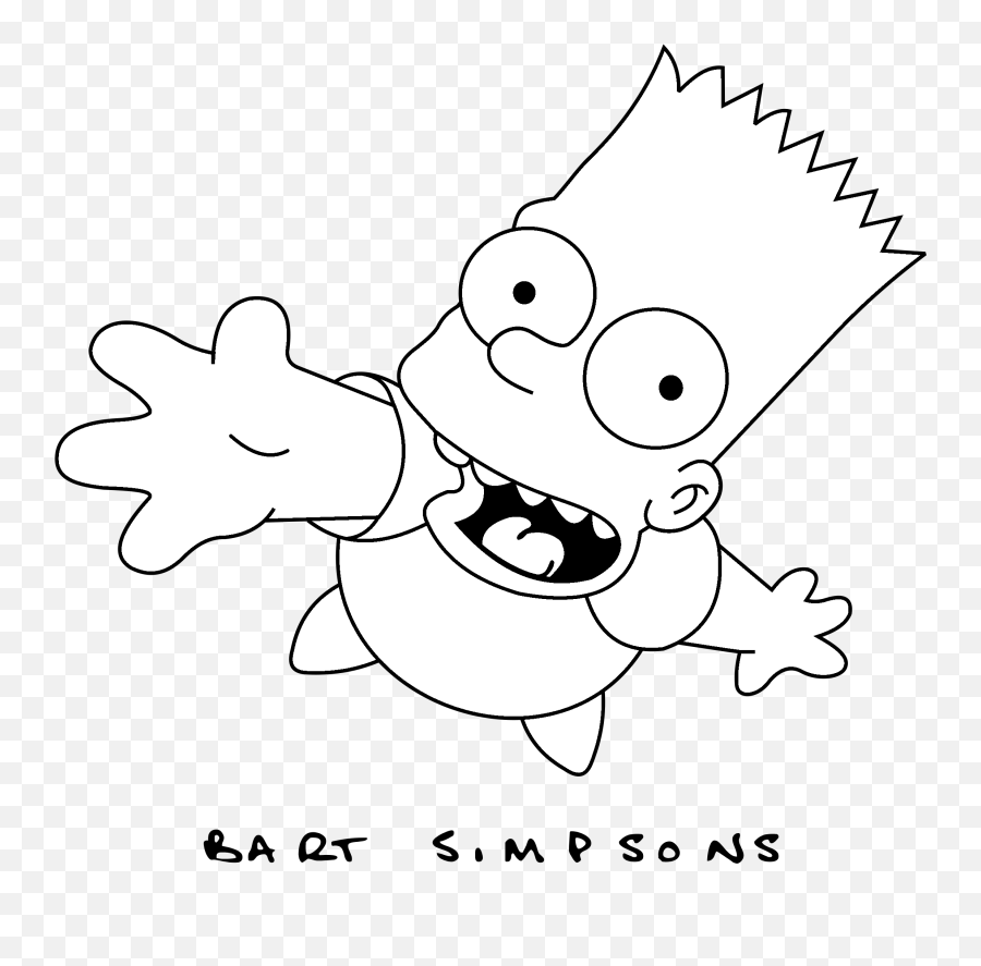 Sad Bart Png Vector Download - Draw Bart Simpson Sad, Transparent