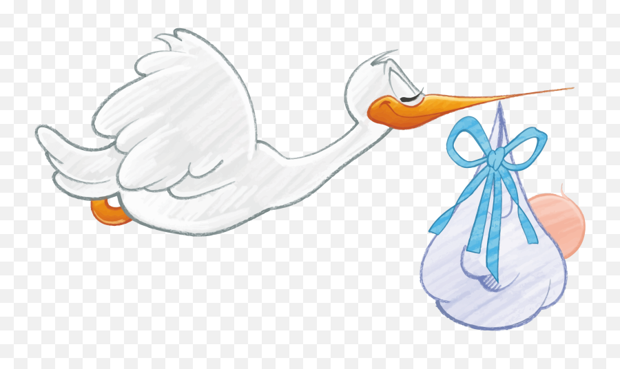 Stork Carrying Baby Transparent Png - Stork Carrying Baby Transparent,Baby Transparent Background
