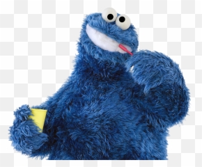 Download Cookie Monster Brushing His Teeth Dental Hygiene - Sesame Street png