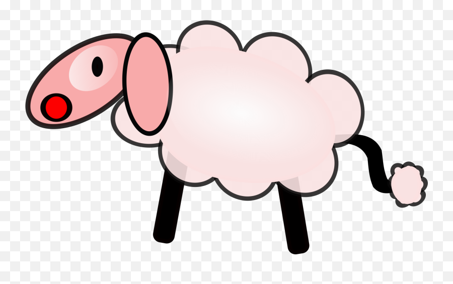 Transparent Cute Sheep Clipart 0 - Clipartingcom Clip Art Png,Sheep Transparent Background