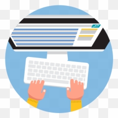Desktop Computer Free Icon Of - Ambiente Trabalho png