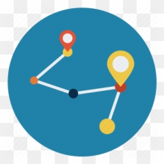 Directions Gps Location Points Of - Dot png