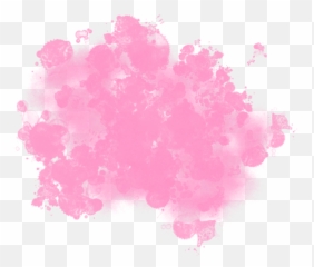 Watercolor Splatter Transparent Background - Pink Stain Png