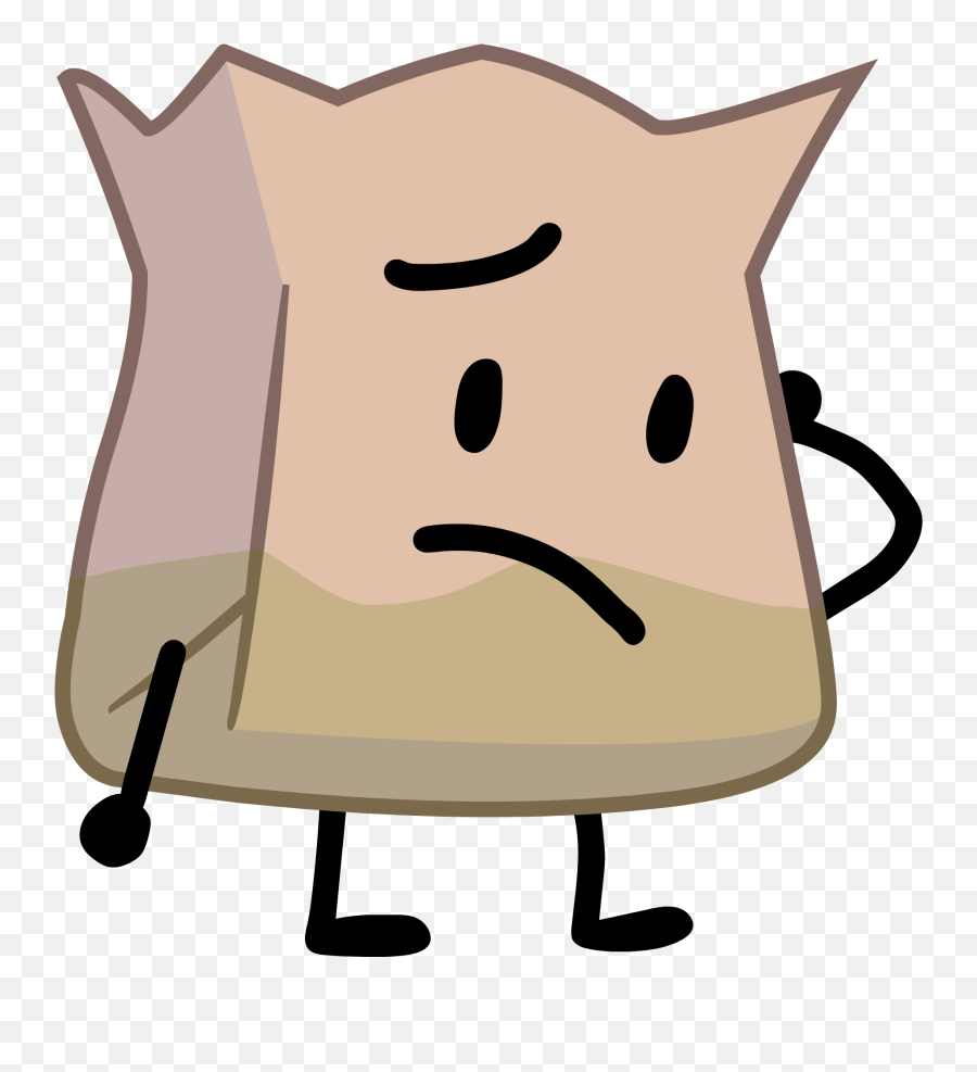 Barf Bag Battle For Dream Island Wiki Fandom - Barf Bag Bfb Png,Brown Paper Bag Icon