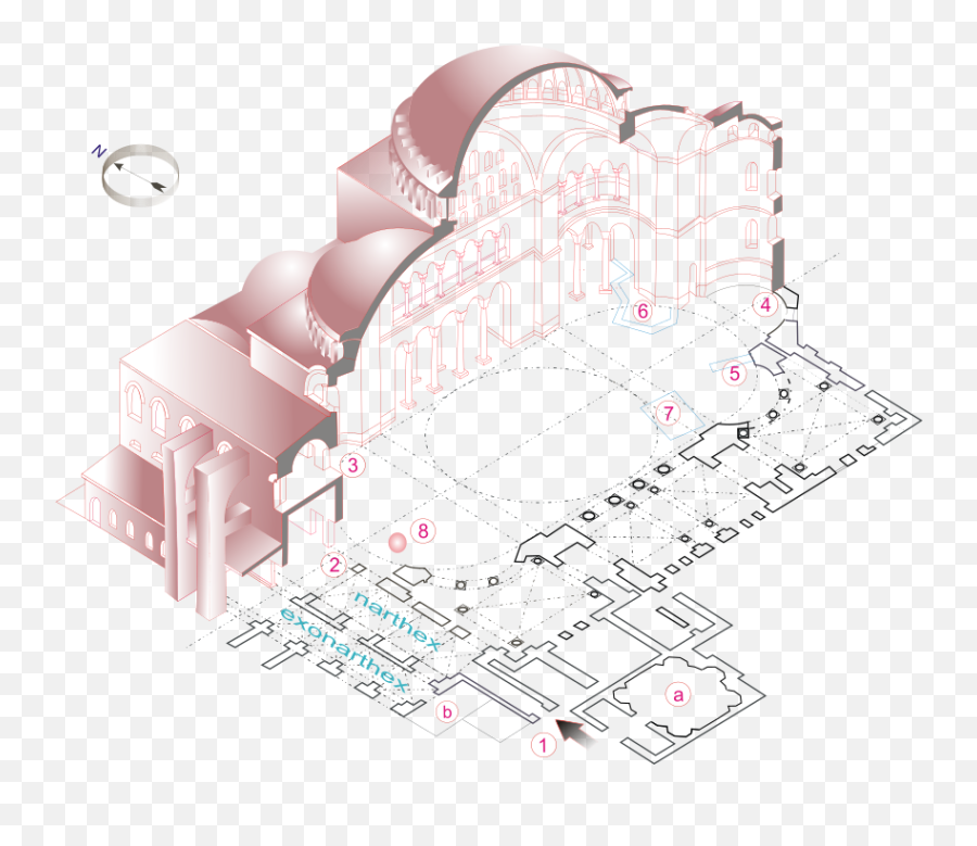 Hagia Sophia Wiki Thereaderwiki - Architecture Hagia Sophia Plan Png,Pantocrator Icon Sinai