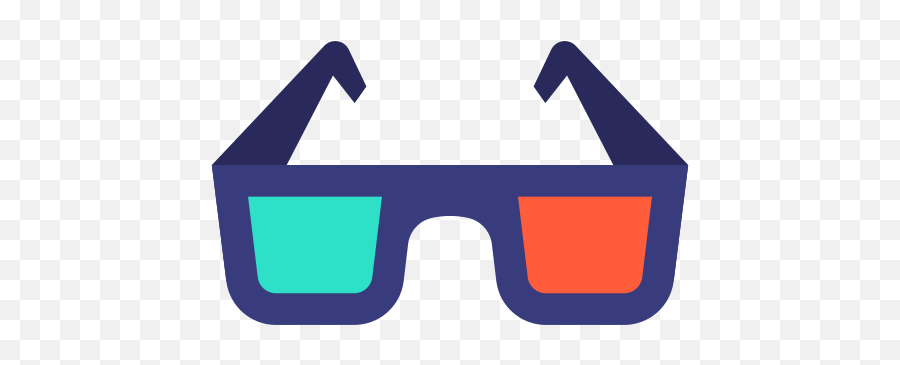3d Glasses - Full Rim Png,3d Glasses Icon