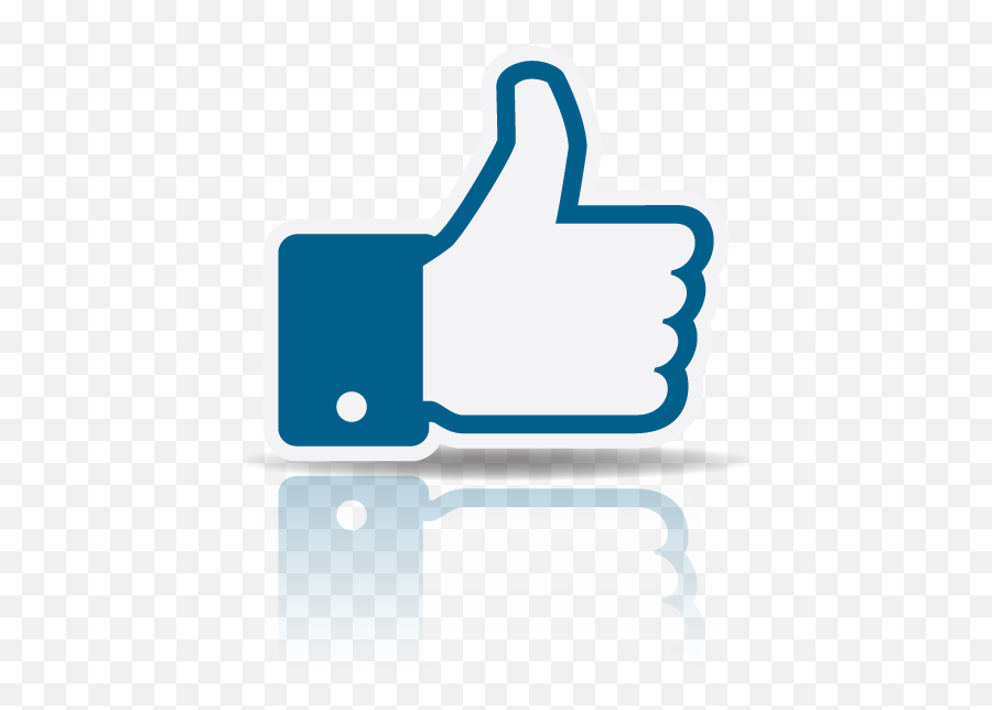 Facebook Thumbs Up Transparent Reflection - Ecue Media Co Like Button Gif Png,Thumbs Up Transparent