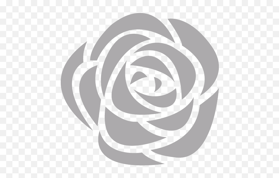 Dark Gray Rose Icon - Free Dark Gray Flower Icons Transparent Pink Rose Icon Png,Flower Icon Transparent