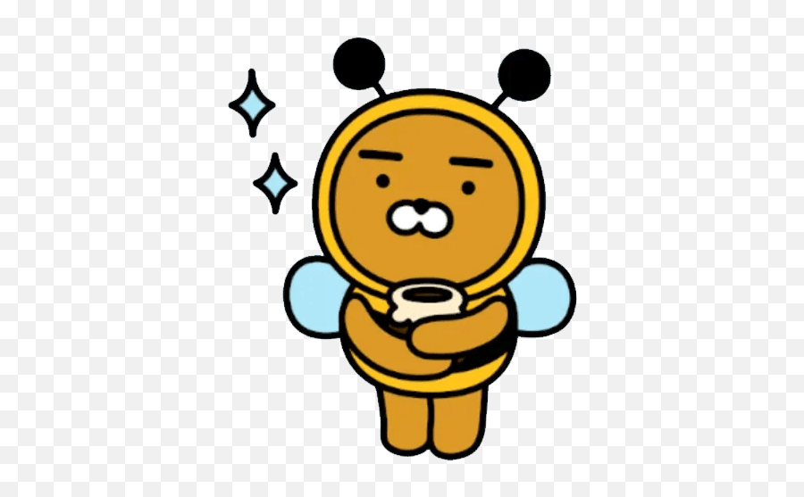 Kakao Friends Whatsapp Sticker Kakaotalk U2013 Yzkgo - Kakao Friends Ryan Hi Gif Png,Kakaotalk Icon