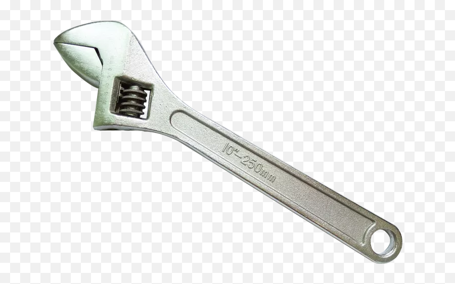 High Quality 10 In 250mm Hand Tool Spanner Adjustable - Cone Wrench Png,Where Is The Wrench Icon In Chrome