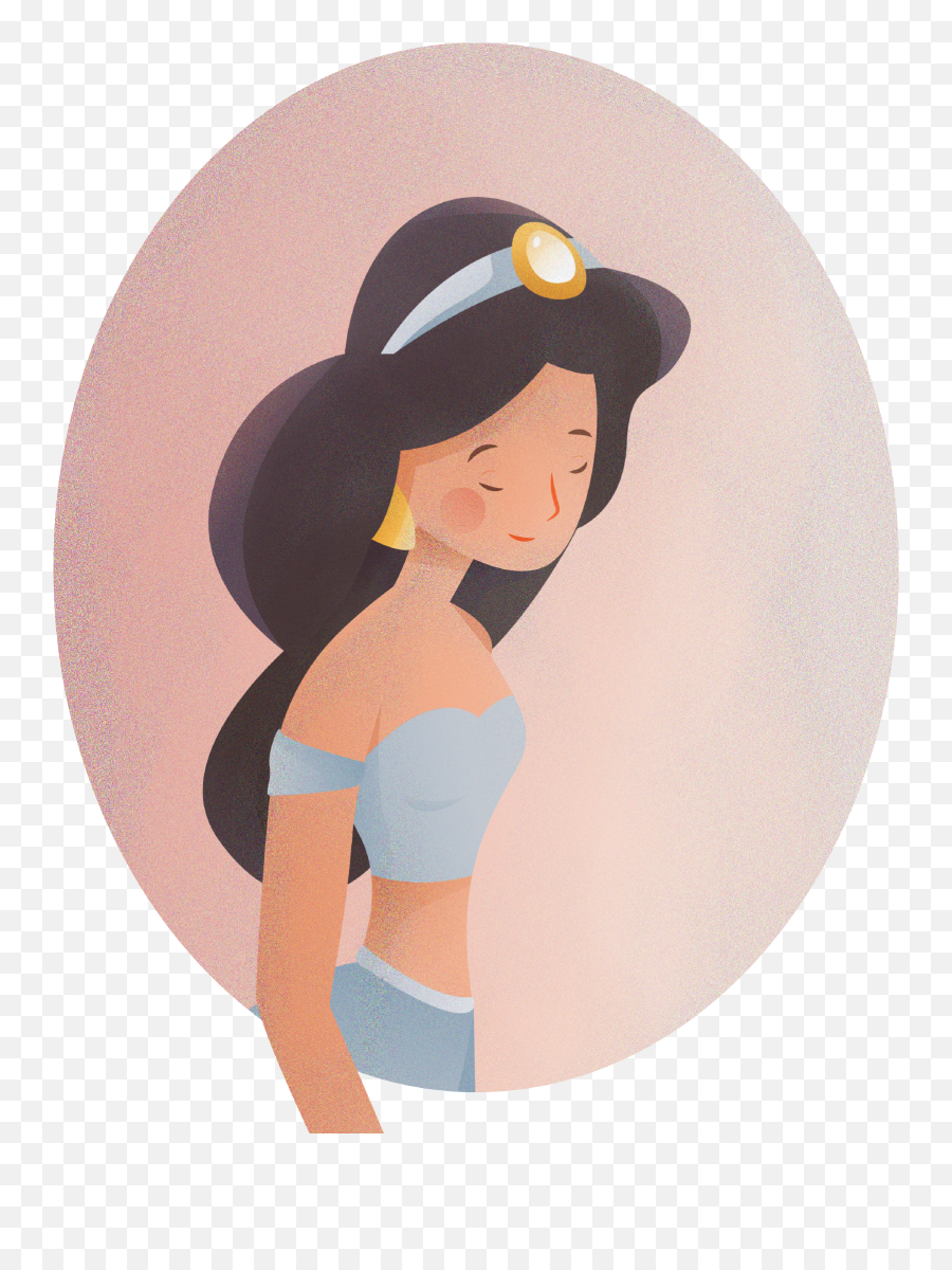 Princess Jasmine By Salsa Nabila - Girl Png,Princess Jasmine Png