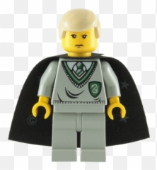 Lego Draco Malfoy Minifigure With Cloak - Lego Harry Potter Figure Png,Draco Png