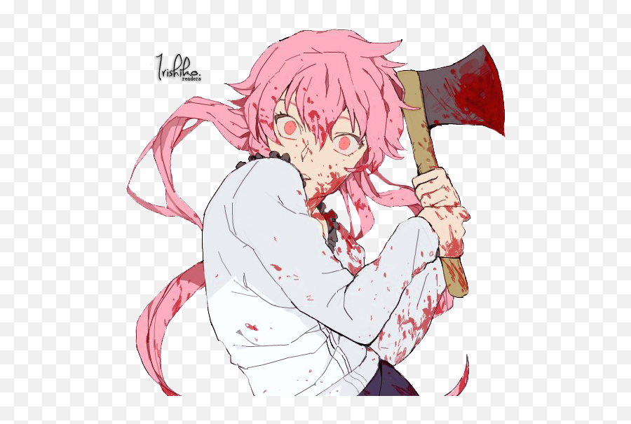 Download Free Gasai Pic Anime Female Yuno Icon Favicon - Yukiteru Amano Yuno Gasai Fanart Png,Yandere Icon