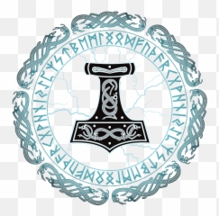 Mjolnir Hammer Of Thor Runes Puzzle For Sale By Beltschazar - Mjölnir png