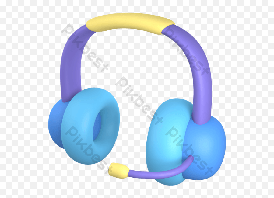 3d Icon Headphone Customer Illustration Object Png Images - Baby Toys,Headset Icon Png