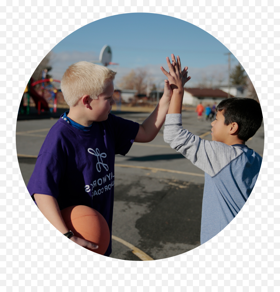 Kids High - Five Circle Picture Playworks Toddler Png,High Five Png