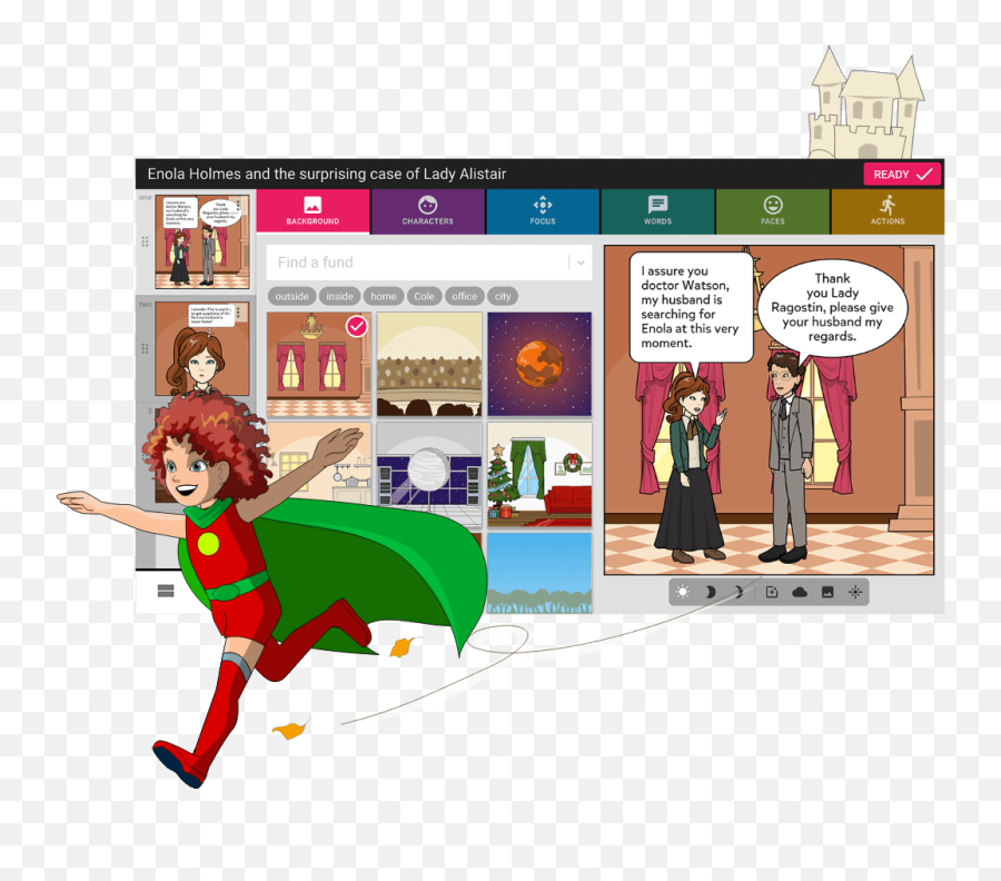 Pixton Comic U0026 Storyboard Builder For Education - Fictional Character Png,Cartoon Email Icon