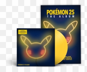 Pokémon 25 The Album Is Out Now - RESPECT Pokemon Vinyl png