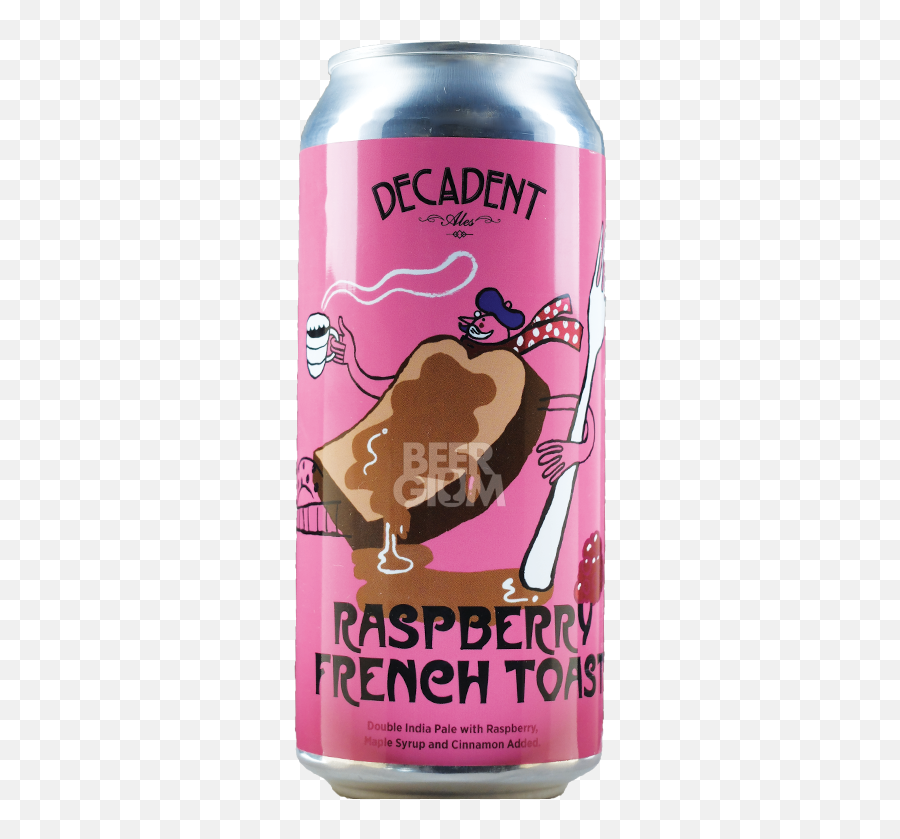 Decadent Ales Raspberry French Toast Cans 47cl - Beergium Caffeinated Drink Png,French Toast Png