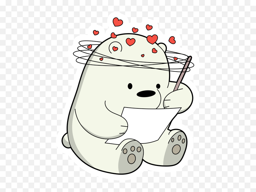 We Bare Bears Free Bears Sticker - Sticker Mania