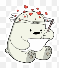 We Bare Bears Stickers - Mania Cute Ice png