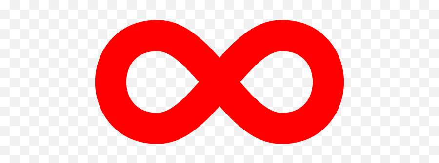 Red Infinity Icon - Whitechapel Station Png,Infinity Sign Png