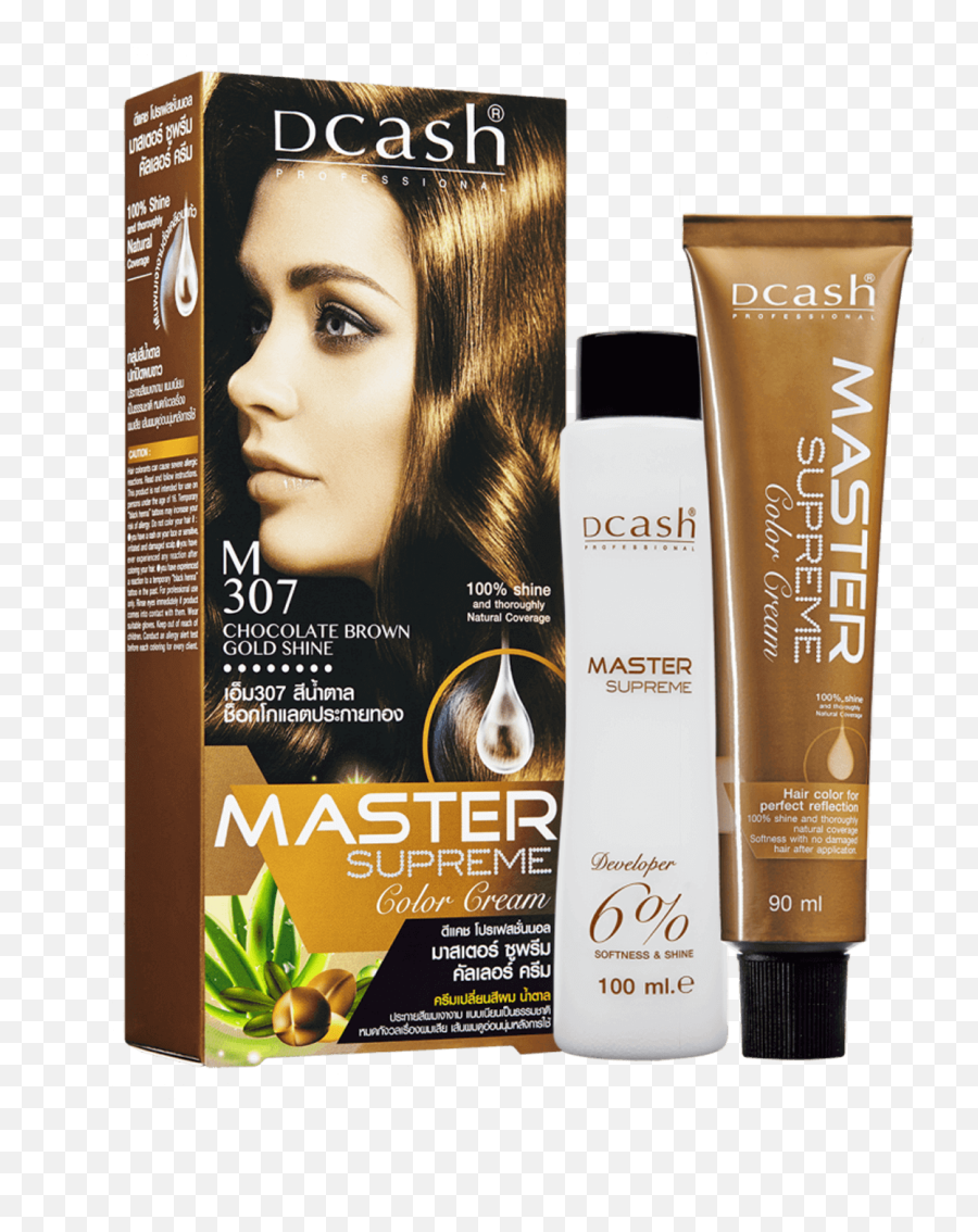 Hair Dye Professional Permanent Color Cream D - Cash U0027master Dcash Master Supreme M307 Png,Gold Shine Png
