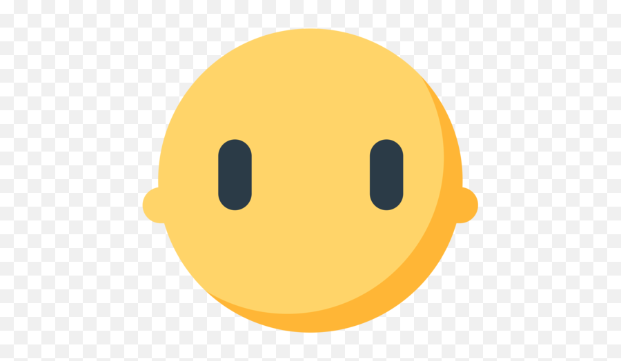 Face Without Mouth Emoji No Png Quiet Icon