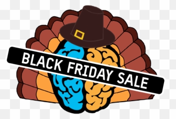 Download Black Friday Turkey Brain 2 - Transparent Transparent Background Thanksgiving Turkey Clipart Png,Turkey Clipart Transparent Background