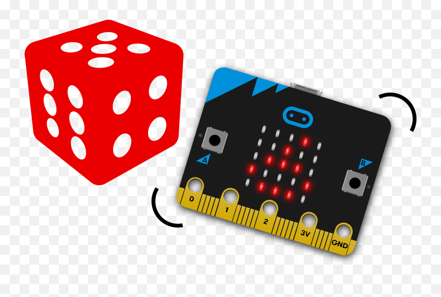 Dice Microbit - Transparent Background Dice Png,Number 6 Png