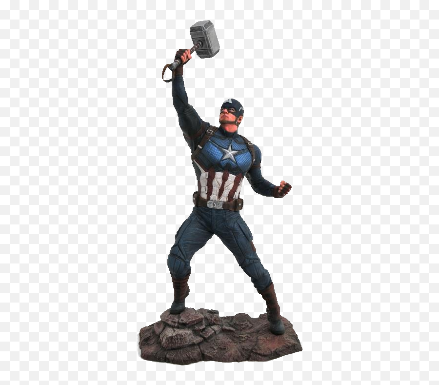 Marvel Gallery Avengers Endgame Captain America Statue - Captain America Marvel Gallery Png,Captain America Png