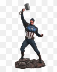 Marvel Gallery Avengers Endgame Captain America Statue - png