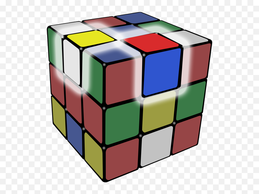 Rubiks Cube Transparent Background Png - Corners Of A Cube,Cube Transparent Background