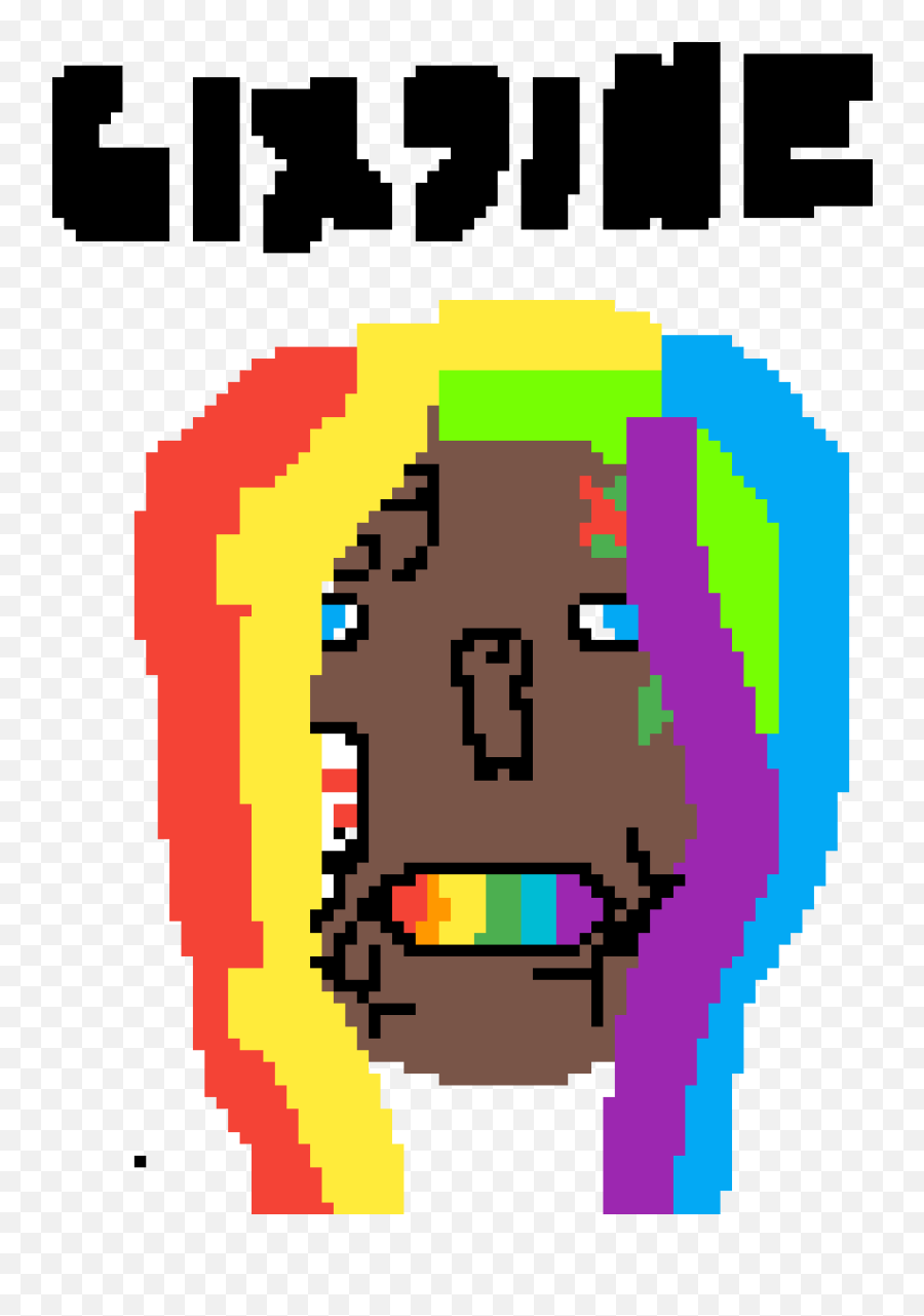 Pixilart - Tekashi 6ix9ine By Anonymous Poster Png,6ix9ine Png