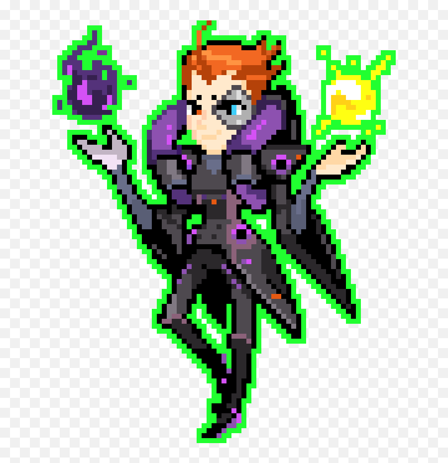 Moira Pixel Art Maker - Overwatch Pixel Spray Moira Png,Moira Png