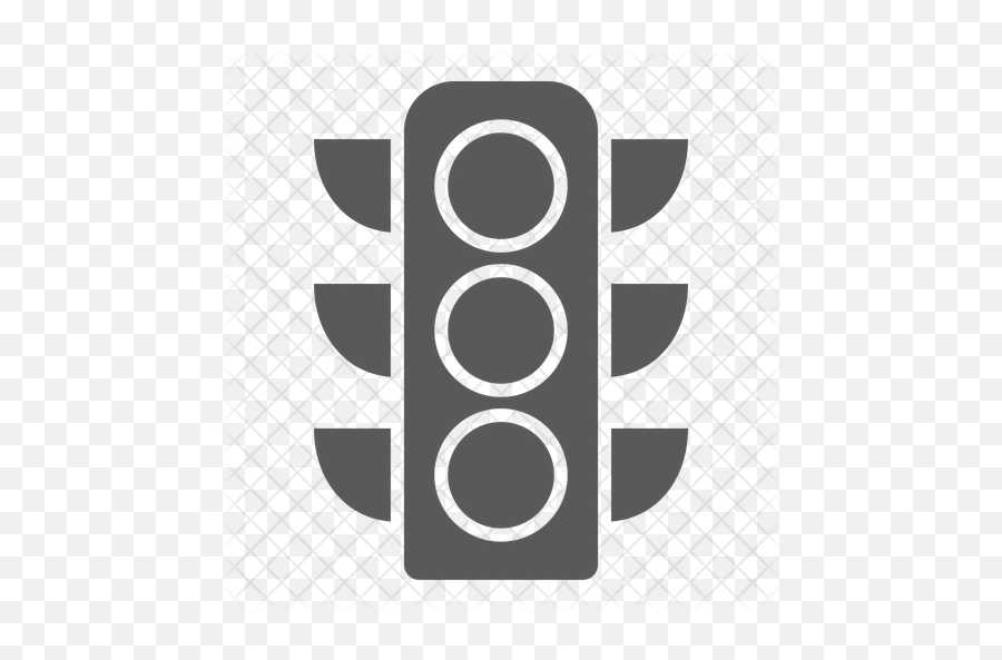 Traffic Light Icon Of Glyph Style - Stoplight Icon Png,Stoplight Png