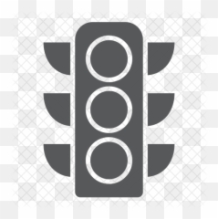 Traffic Light Icon Of Glyph Style - Stoplight png