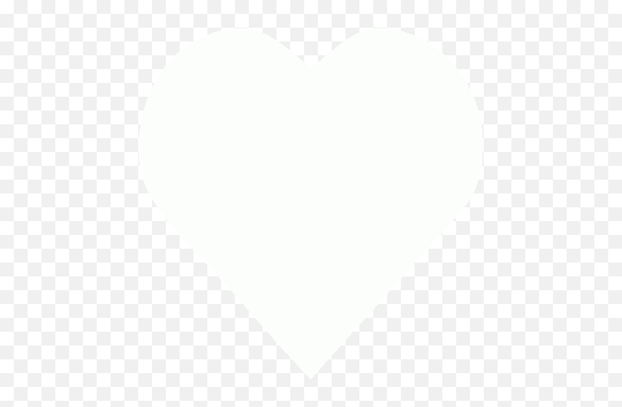White Heart 69 Icon - Free White Heart Icons White Colour Heart Png,Heart Gif Transparent