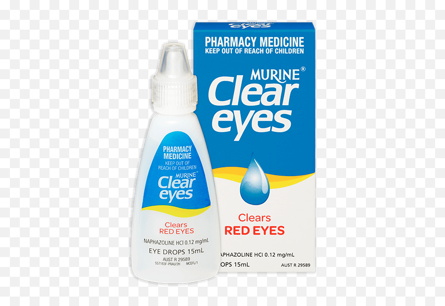 Murine Clear Eyes - Clear Eyes Red Eyes Png,Eyes Transparent