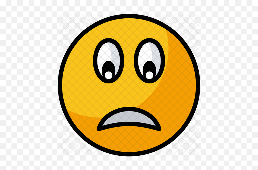 Sad Emoji Icon - Icon Png,Sad Emoji Transparent