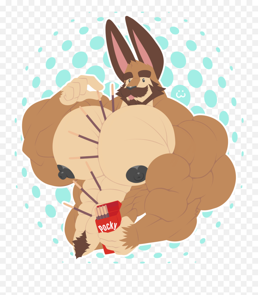 Pocky Png - Longeared Waff Bread Cartoon 3157609 Vippng Cartoon,Pocky Png