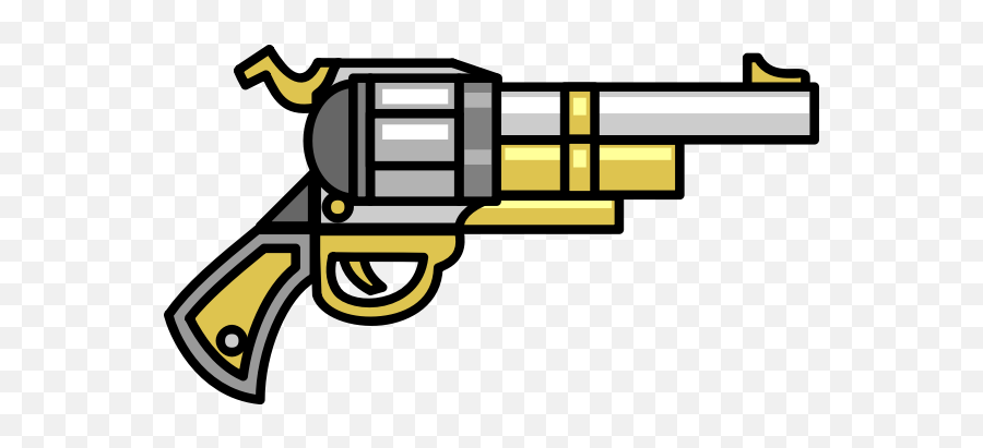 Glossy Revolver Free Svg - Pistol Clipart Png,Revolver Png
