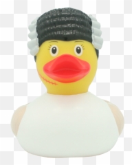Mrs Frankenstein Duck - Design By Lilalu Bride Of Frankenstein Duck Png,Frankenstein Png