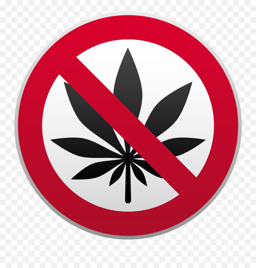 Drugs Are Prohibited Vector Sign Crossed Out Marijuana - Zero Tolerance Drug Policy Png,Marihuana Png